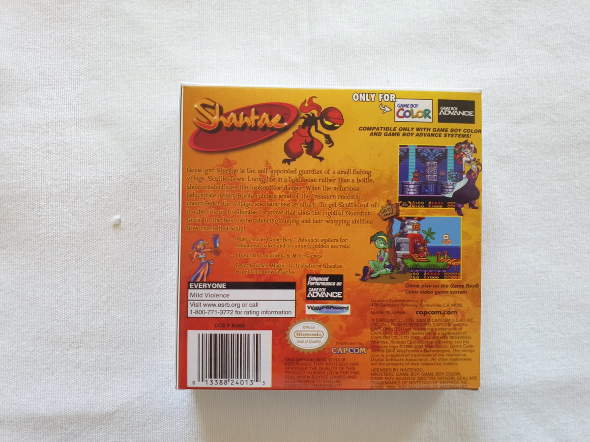 Shantae Reproduction Box Manual for Game Boy Color – Best Box Online