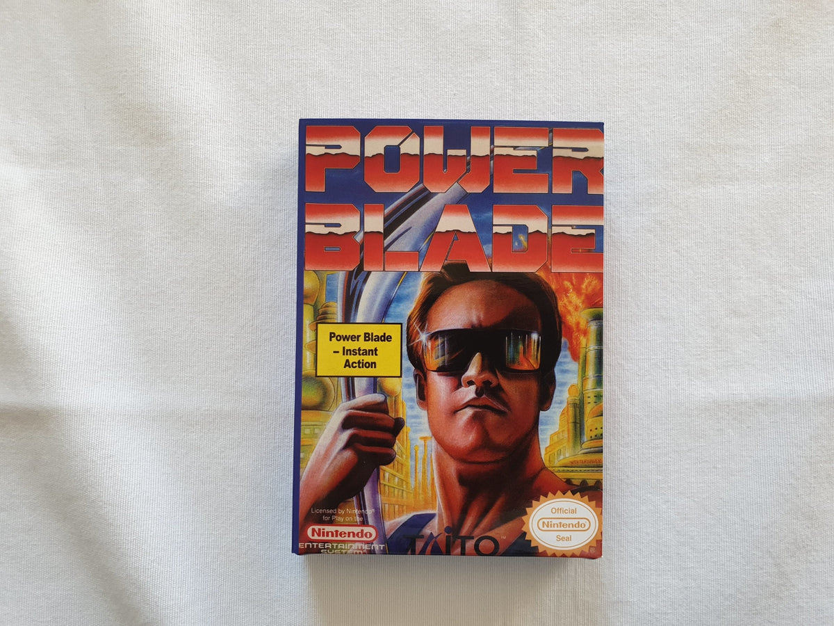 Jeu Vidéo Power Blade Pour Nintendo NES - Occasion En Bon état, Boîtier Et Instructions Inclus