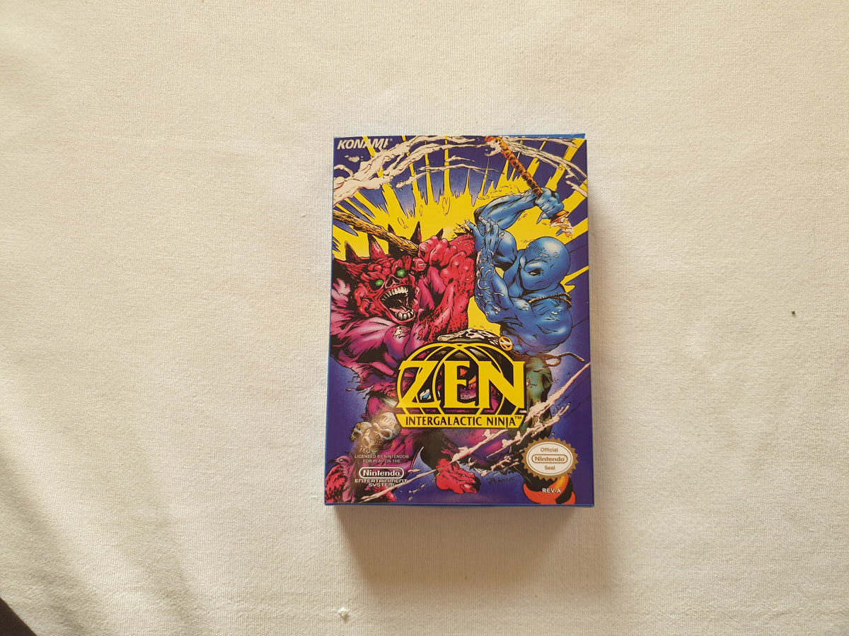 Zen Intergalactic Ninja NES Entertainment System Reproduction Box And –  Best Box Online