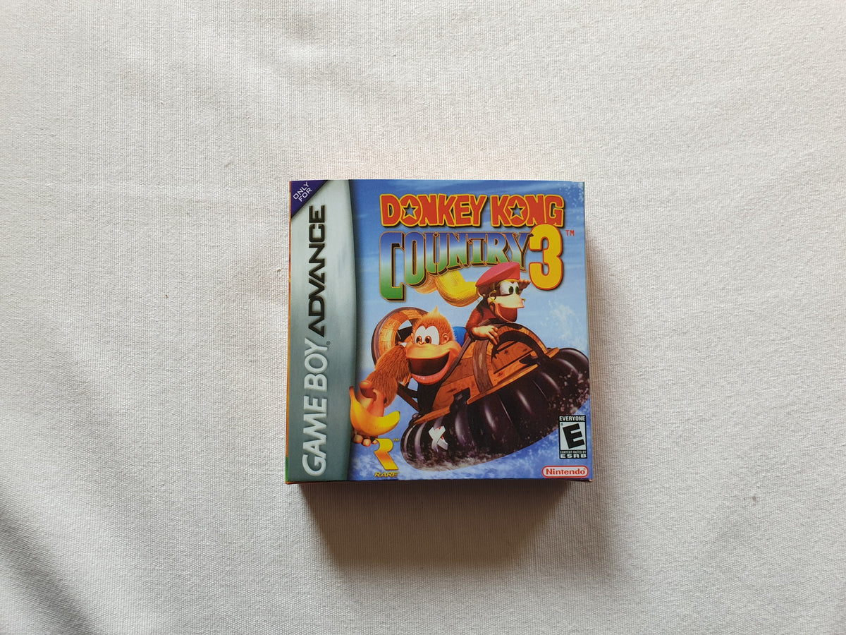 Donkey Kong Country Gameboy Advance GBA Reproduction Box And
