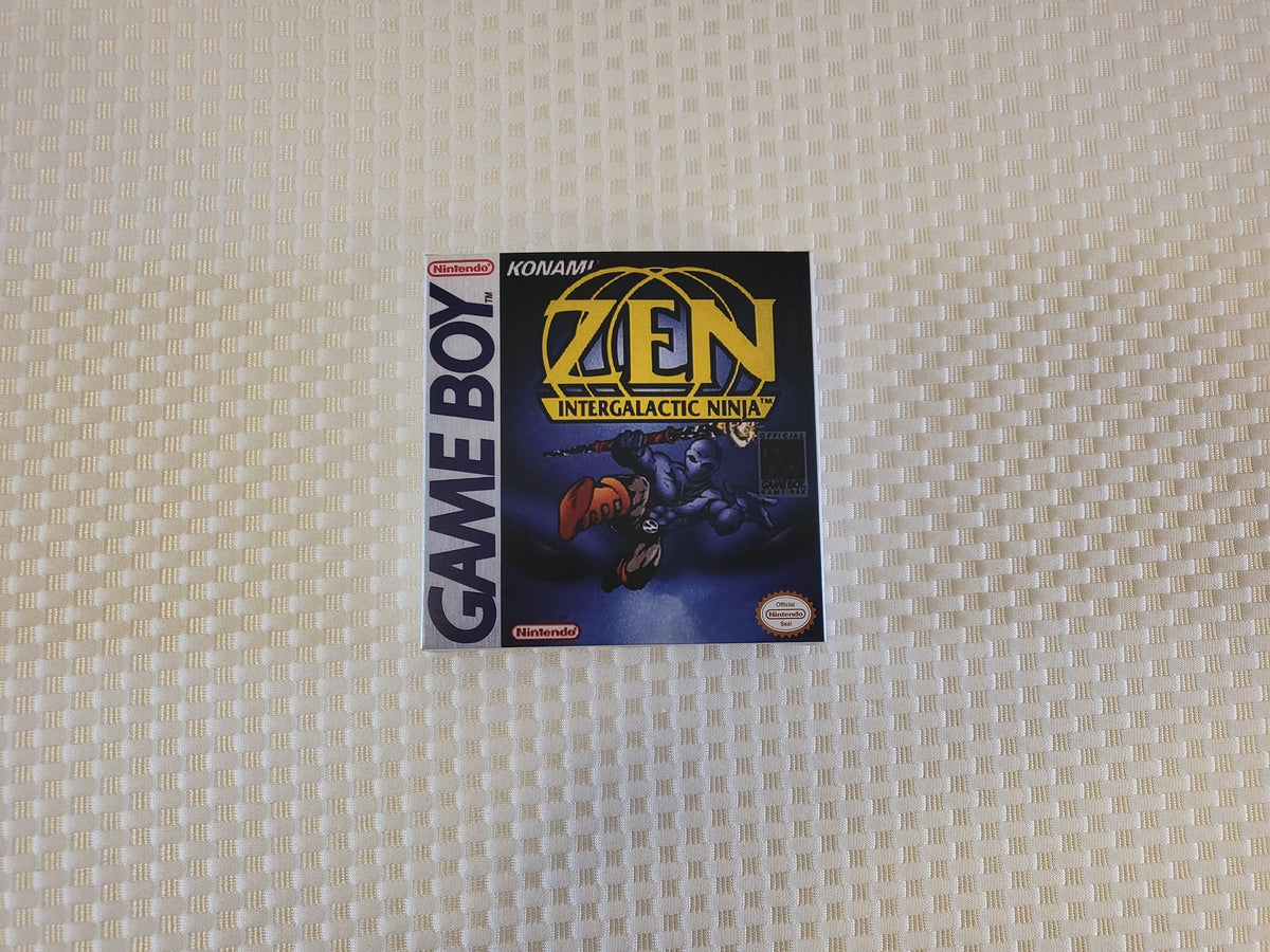 Zen Intergalactic Ninja Game Boy GB Reproduction Box With Manual Cover –  Best Box Online