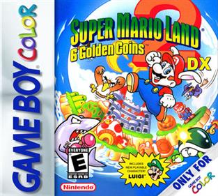 Super Mario Land 2 DX Reproduction Box & Manual for Game Boy Color