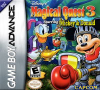 Disney's Magical Quest 3 Starring Mickey & Donald Gameboy Advance GBA Reproduction Box With Manual