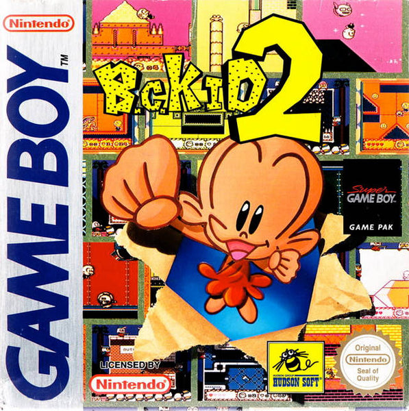 BC Kid 2 Gameboy GB Reproduction Box With Manual - Top Quality Print And Material