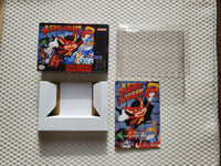 Aero The Acrobat 2 SNES Reproduction Box With Manual - Top Quality Print And Material