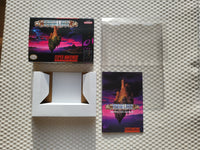 Brain Lord SNES Super NES Reproduction Box With Manual - Top Quality Print And Material