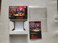 Captain Commando SNES Super NES Reproduction Box With Manual - Top Quality Print And Material