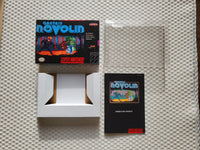 Captain Novolin SNES Super NES Reproduction Box With Manual - Top Quality Print And Material