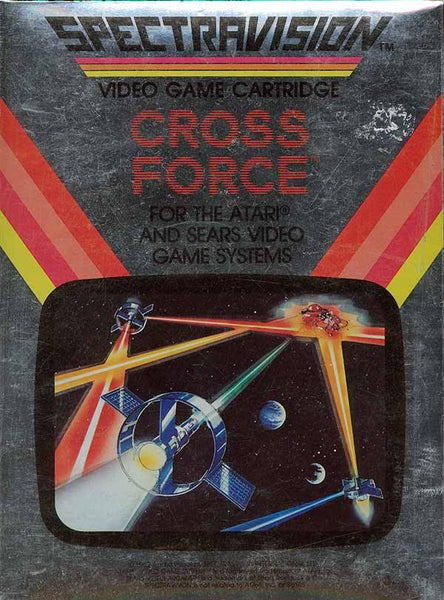 Cross Force Reproduction Box and Manual for Atari 2600