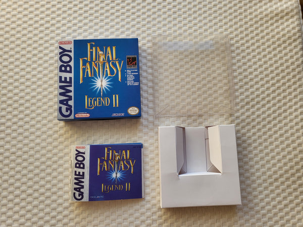 Final Fantasy Legend 2 Gameboy GB Reproduction Box With Manual - Top Quality Print And Material