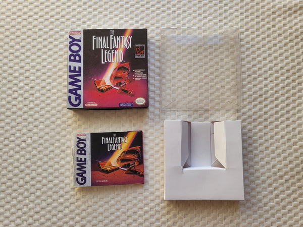 Final Fantasy Legend Gameboy GB Reproduction Box With Manual - Top Quality Print And Material