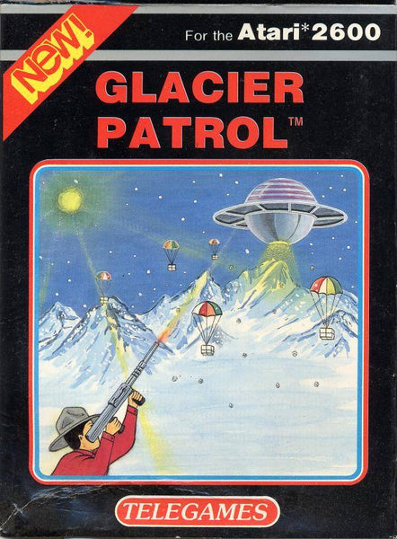 Glacier Patrol Atari 2600 Reproduction Box With Manual