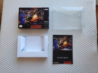 King Of Dragons SNES Reproduction Box With Manual - Top Quality Print And Material