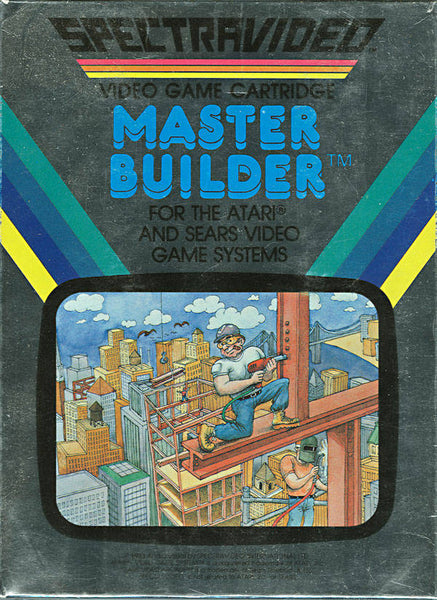 Master Builder Atari 2600 Reproduction Box With Manual