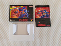 Mega Man 7 SNES Reproduction Box With Manual - Top Quality Print And Material