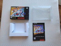 Megaman X3 Mega Man X3 SNES Reproduction Box With Manual - Top Quality Print And Material