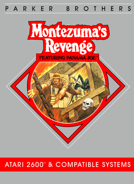 Montezuma's Revenge: Featuring Panama Joe Atari 2600 Reproduction Box With Manual