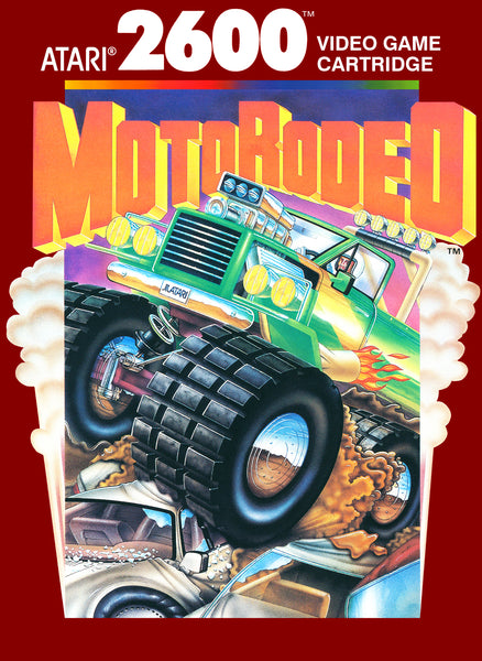 Moto Rodeo Atari 2600 Reproduction Box With Manual