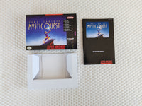 Final Fantasy Mystic Quest SNES Reproduction Box With Manual - Top Quality Print And Material