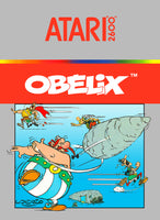 Obelix Atari 2600 Reproduction Box With Manual