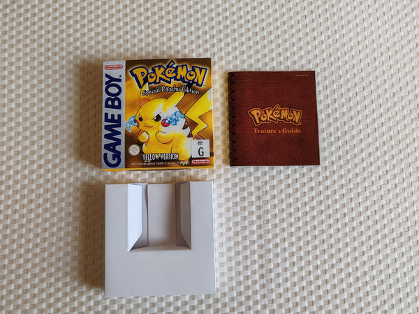 Pokemon Yellow Gameboy GB Reproduction Box With Manual - Top Quality Print And Material