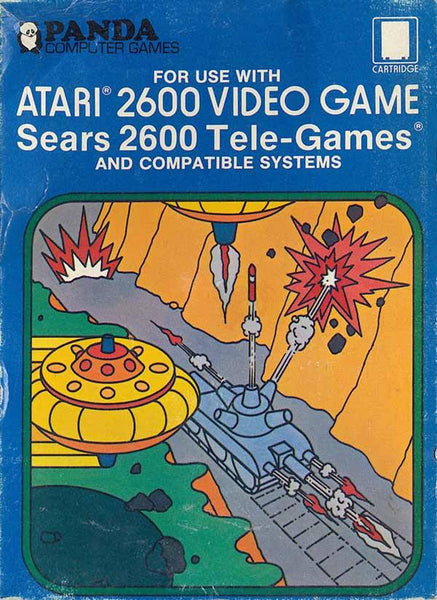 Space Canyon Atari 2600 Reproduction Box With Manual