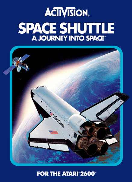 Space Shuttle: A Journey Into Space Atari 2600 Reproduction Box With Manual