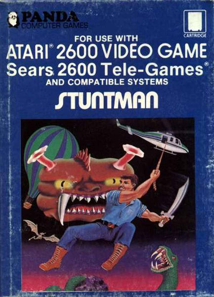 Stuntman Atari 2600 Reproduction Box