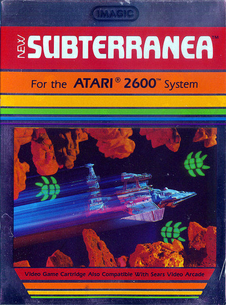 Subterranea Atari 2600 Reproduction Box With Manual