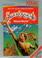 Swordquest: WaterWorld Atari 2600 Reproduction Box With Manual