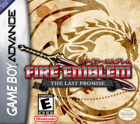 Fire Emblem Last Promise GBA Gameboy Advance Reproduction Box