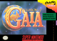 Illusion Of Gaia SNES Reproduction Box With Manual - Top Quality Print And Material