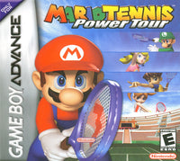 Mario Power Tennis Gameboy Advance GBA Reproduction Box With Manual - Top Quality Print And Material