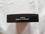 Super Ghouls N Ghost SNES Reproduction Box With Manual - Top Quality Print And Material