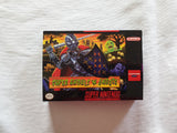 Super Ghouls N Ghost SNES Reproduction Box With Manual - Top Quality Print And Material