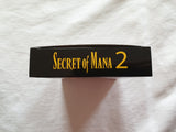 Secret Of Mana 2 SNES Reproduction Box With Manual - Top Quality Print And Material
