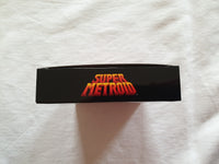 Super Metroid SNES Reproduction Box With Manual - Top Quality Print And Material