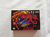 Super Metroid SNES Reproduction Box With Manual - Top Quality Print And Material