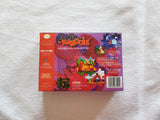 Banjo Kazooie N64 Reproduction Box With Manual - Top Quality Print And Material