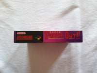 Super Punch Out SNES Reproduction Box With Manual - Top Quality Print And Material