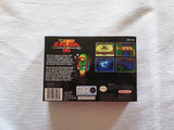 Zelda BS SNES Reproduction Box With Manual - Top Quality Print And Material