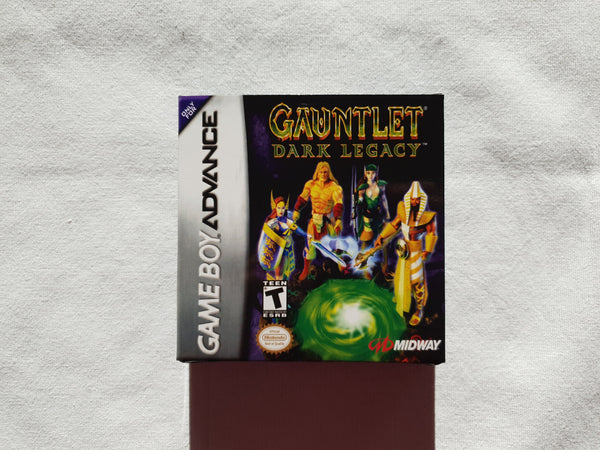 Gauntlet Dark Legacy Gameboy Advance GBA Reproduction Box