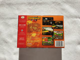 Mario Kart 64 N64 Reproduction Box With Manual - Top Quality Print And Material