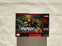 Inindo Way Of The Ninja SNES Reproduction Box With Manual - Top Quality Print And Material