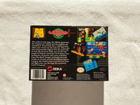 Legend SNES Reproduction Box With Manual - Top Quality Print And Material