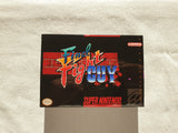 Final Fight Guy SNES Reproduction Box With Manual - Top Quality Print And Material
