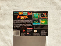 Prehistoric Man SNES Reproduction Box With Manual - Top Quality Print And Material