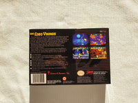 The Lost Vikings SNES Super NES - Box With Insert - Top Quality