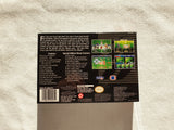 Tecmo Super Bowl 2 Special Edition SNES Reproduction Box With Manual - Top Quality Print And Material