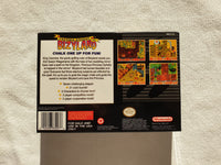 Cacoma Knight In Bizyland SNES Super NES Reproduction Box With Manual - Top Quality Print And Material